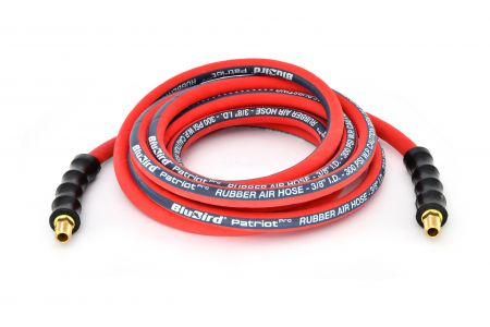 BluBird 3/8" X 15' Patriot Pro Rubber Air Hose