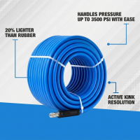 Blu Shield The Slayer Hybrid Pressure Washing Hose 1/2" X 100'