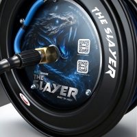 Blu Shield The Slayer Hybrid Pressure Washing Hose Reel 1/4" X 35'