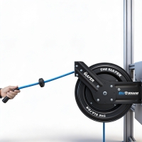 Blu Shield The Slayer Hybrid Pressure Washing Hose Reel 1/4" X 35'
