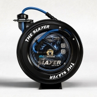 Blu Shield The Slayer Hybrid Pressure Washing Hose Reel 1/4" X 50'