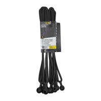 Rapid Tie 16" Non Marring Adjustable Extendable Strap, Patented, Made in USA - 10 Pack, Black