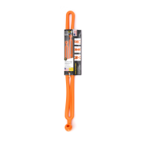 Rapid Tie 16" Non Marring Adjustable Extendable Strap, Patented, Made in USA - 2 Pack, Orange