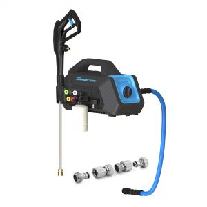 Blu Shield 3000PSI High Pressure Washer Humpback with Wall Mount Plate + 3415 Inlet Hose
