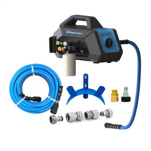 Blu Shield 3000PSI High Pressure Washer Humpback with Wall Mount Plate and Hose Hanger + 1/4"X 50' PW Hose