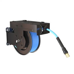 Blu Shield Pressure washer small wide reel 1/4" X 50' + 15' Inlet Hose.