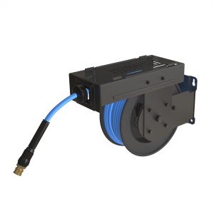 Blu Shield Pressure washer small wide reel 1/4" X 50' + 15' Inlet Hose.