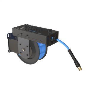 Blu Shield Pressure washer small wide reel 1/4" X 50' + 15' Inlet Hose.