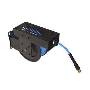 Blu Shield Pressure washer small wide reel 1/4" X 50' + 15' Inlet Hose.