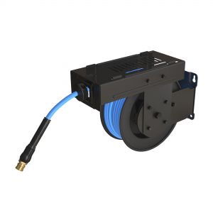 Blu Shield Pressure washer small wide reel 1/4" X 50' + 15' Inlet Hose.