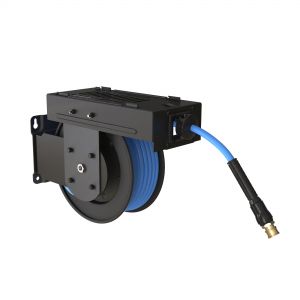 Blu Shield Pressure washer small wide reel 1/4" X 50' + 15' Inlet Hose.
