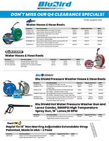 BluBird Q4 Clearance Sale 